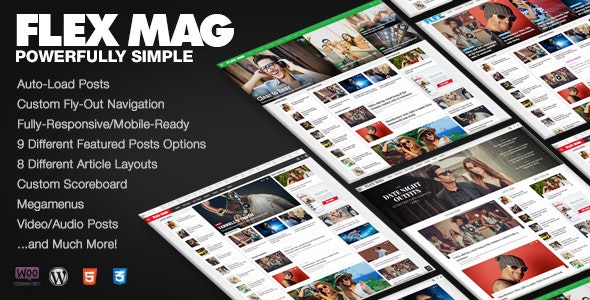 Flex Mag websablon éves támogatás